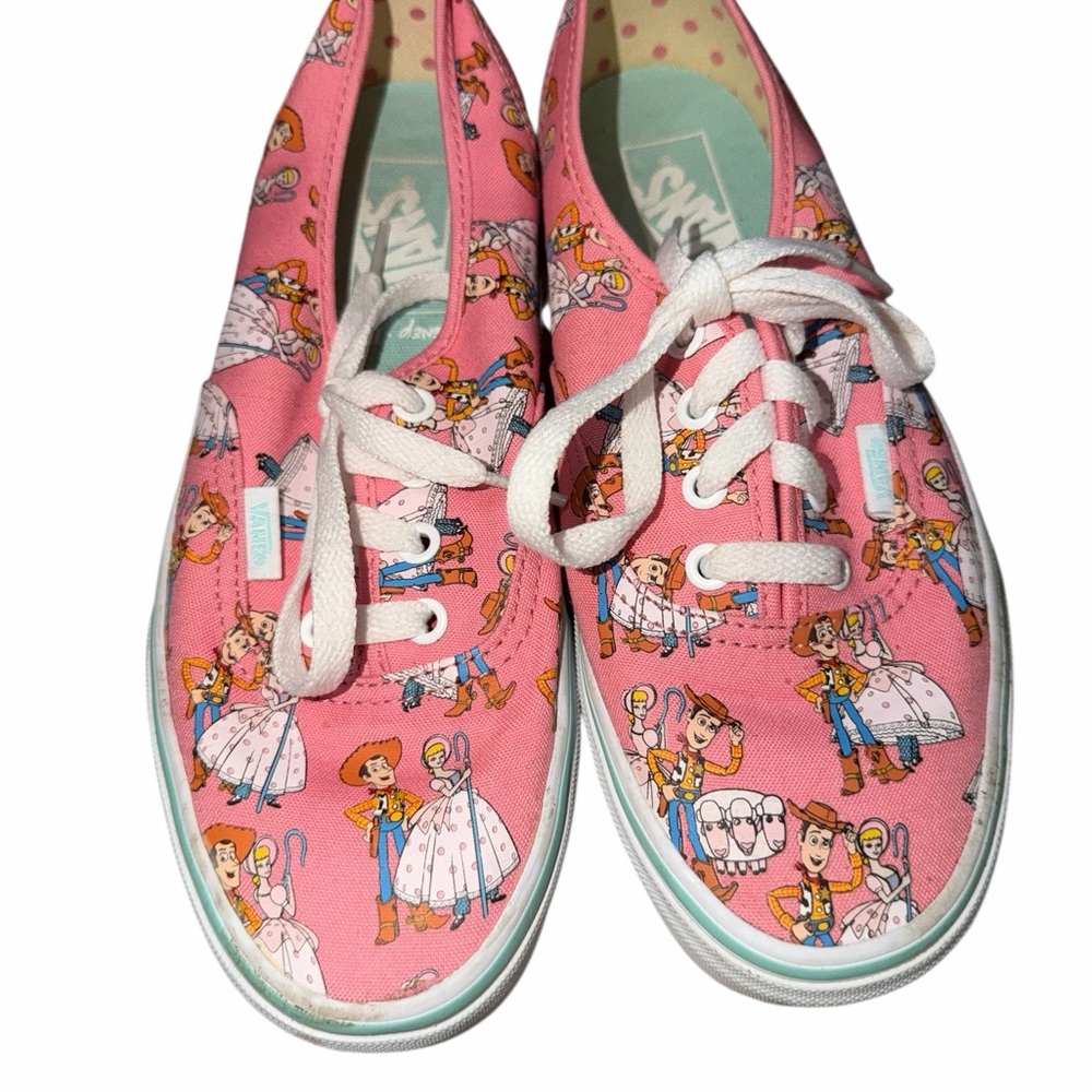 Vans Pink Toy Story Jessie & Woody Canvas Sneakers